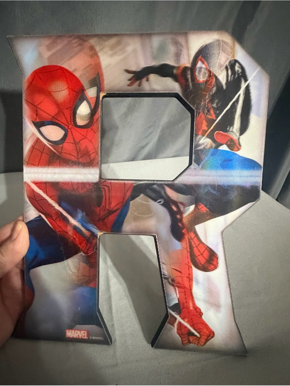 Marvel Spider-Man Multicolor Decorative Wall Letter